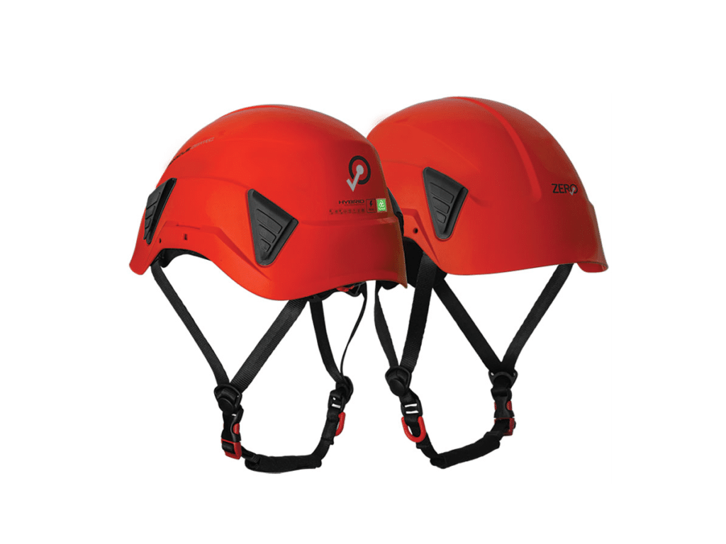 Protective helmet for industrial work, abseiling, tree surgery.