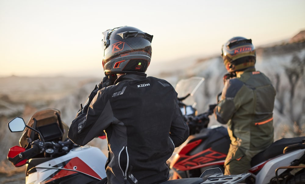 Motorbikers at Sunset
