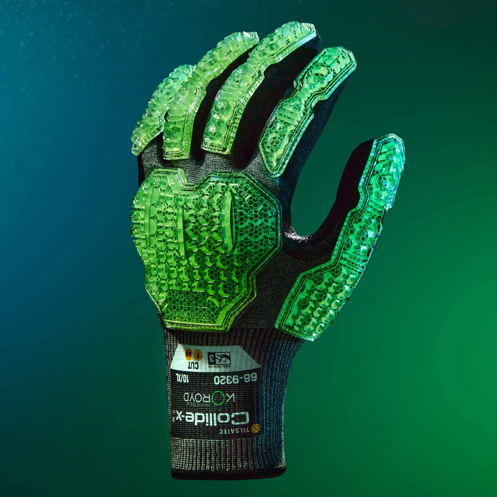 Tilsatec gloves with KOROYD Back of Hand Impact Protection